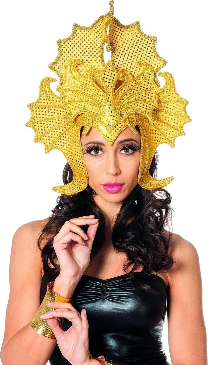 Samba tooi pailletten draak goud