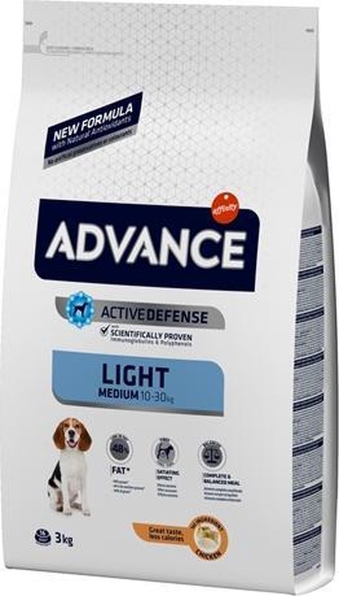 3 kg Advance medium light hondenvoer