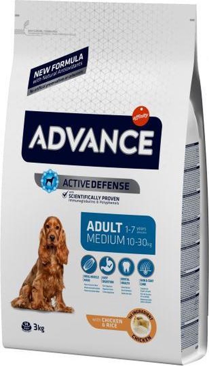 3 kg Advance medium adult hondenvoer