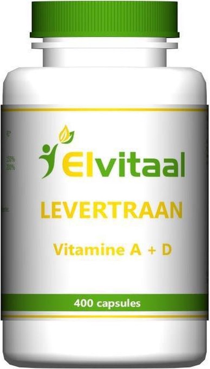 Elvitaal Levertraan 400 cap
