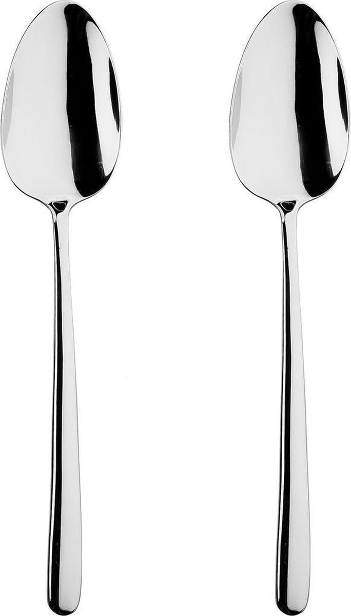 Sola - Serveerlepel Donau (set van 2) - bestekset - edelstaal - lepels