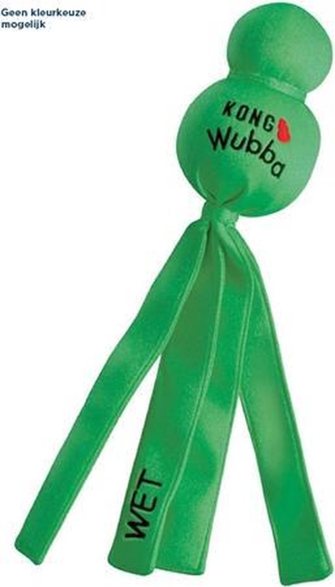 Kong wubba wet assorti - 10x10x43 cm - 1 stuks