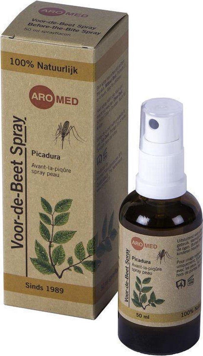 Aromed Muggenspray - 100 ml (2x 50) - 100% Natuurlijke ingredienten - Voor Kinderen vanaf 3 jaar