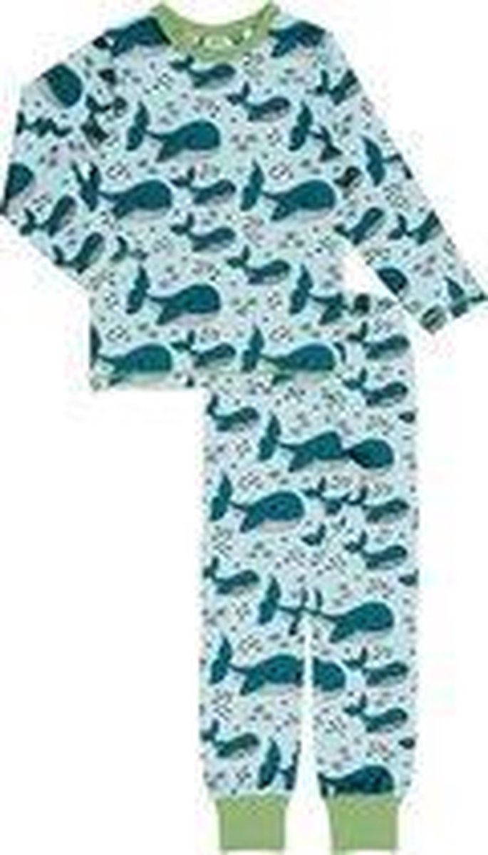 Pyjama Set LS WHALE WATERS 98/104