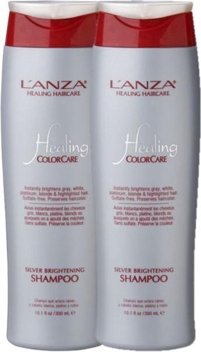 Lanza ColorCare Silver Brightening Shampoo 300ml Duopack