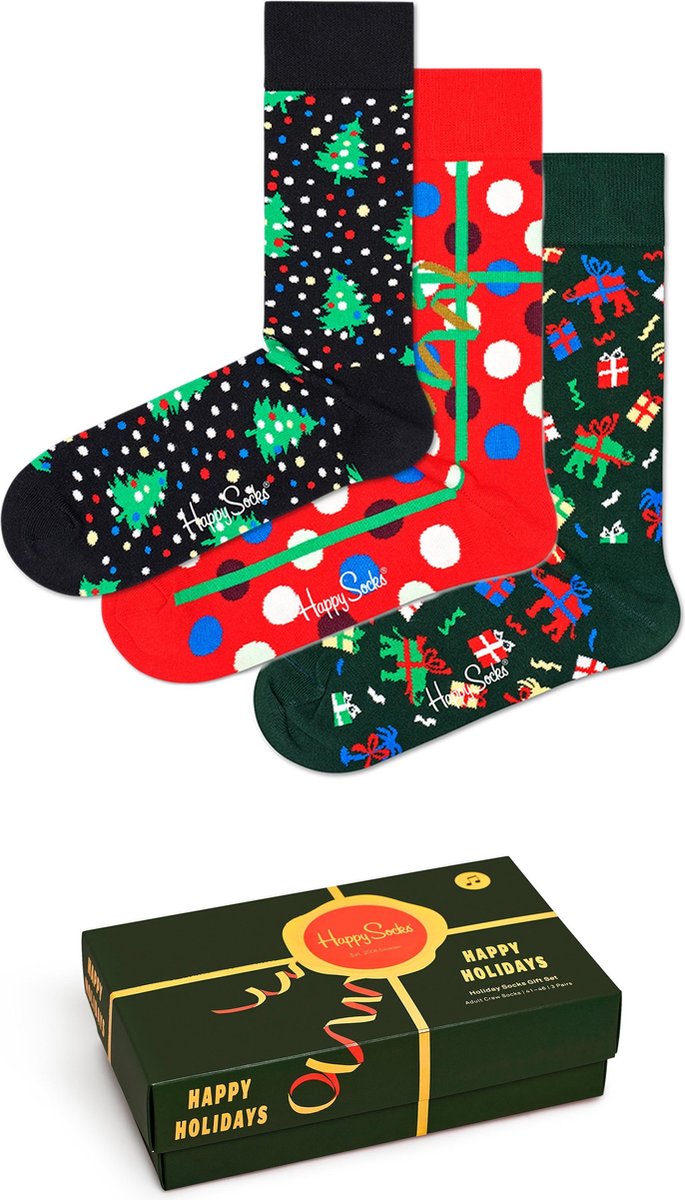 Happy Socks 3P Holiday Socks Giftbox - Maat 36-40