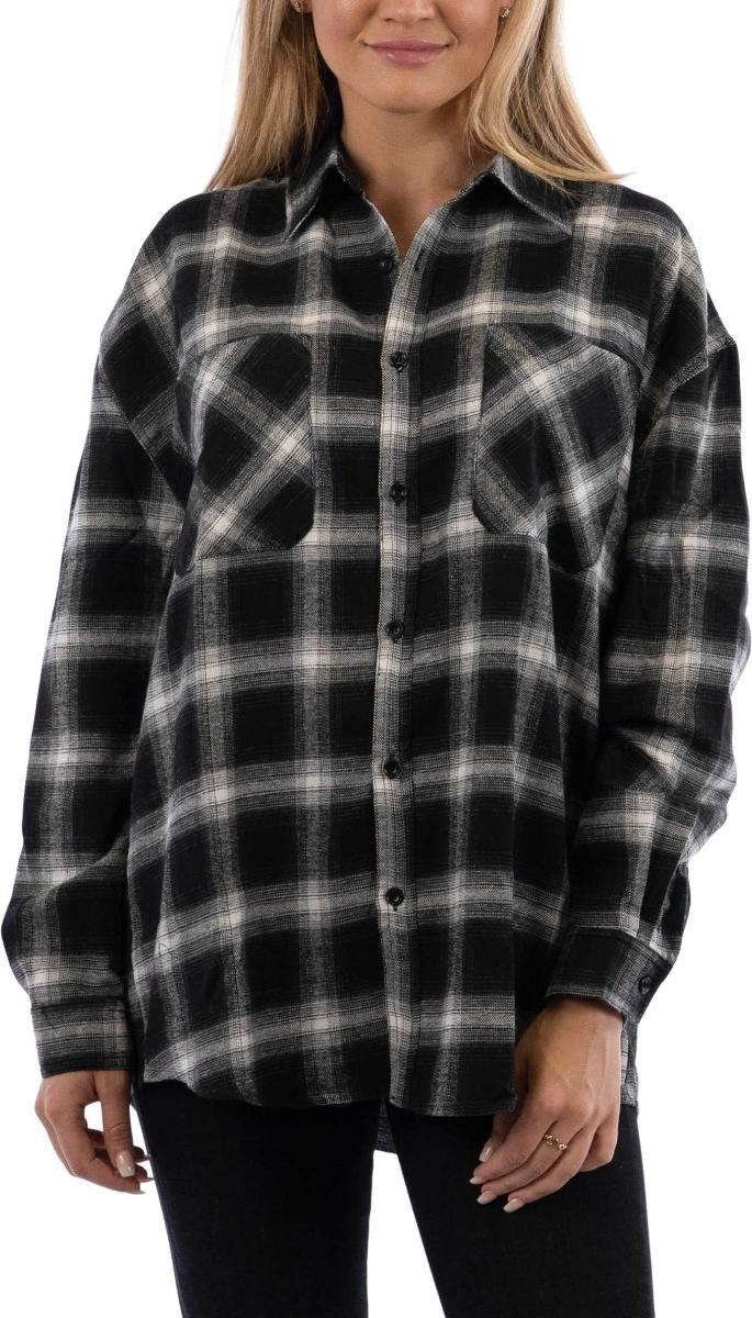 la sisters Oversized Check Shirt