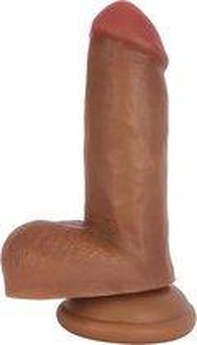 Realistische Dildo Met Balzak - 16.5 cm