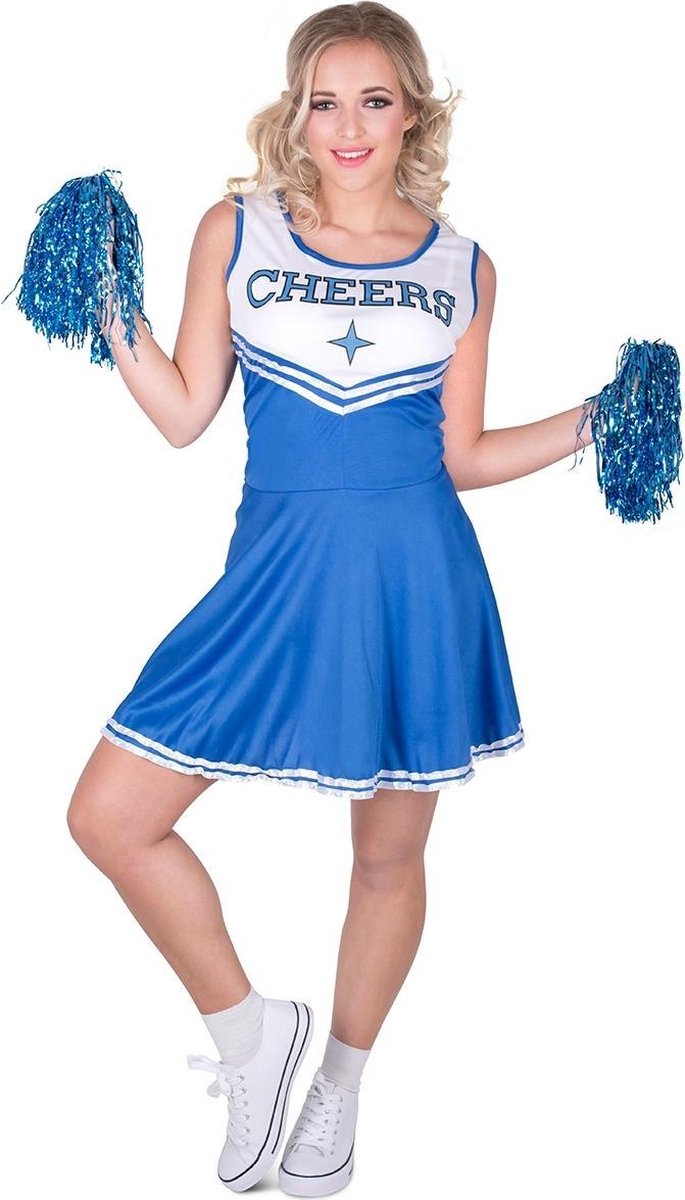 Cheerleader Kostuum | Tumbling Cheerleader USA | Vrouw | Large | Carnaval kostuum | Verkleedkleding