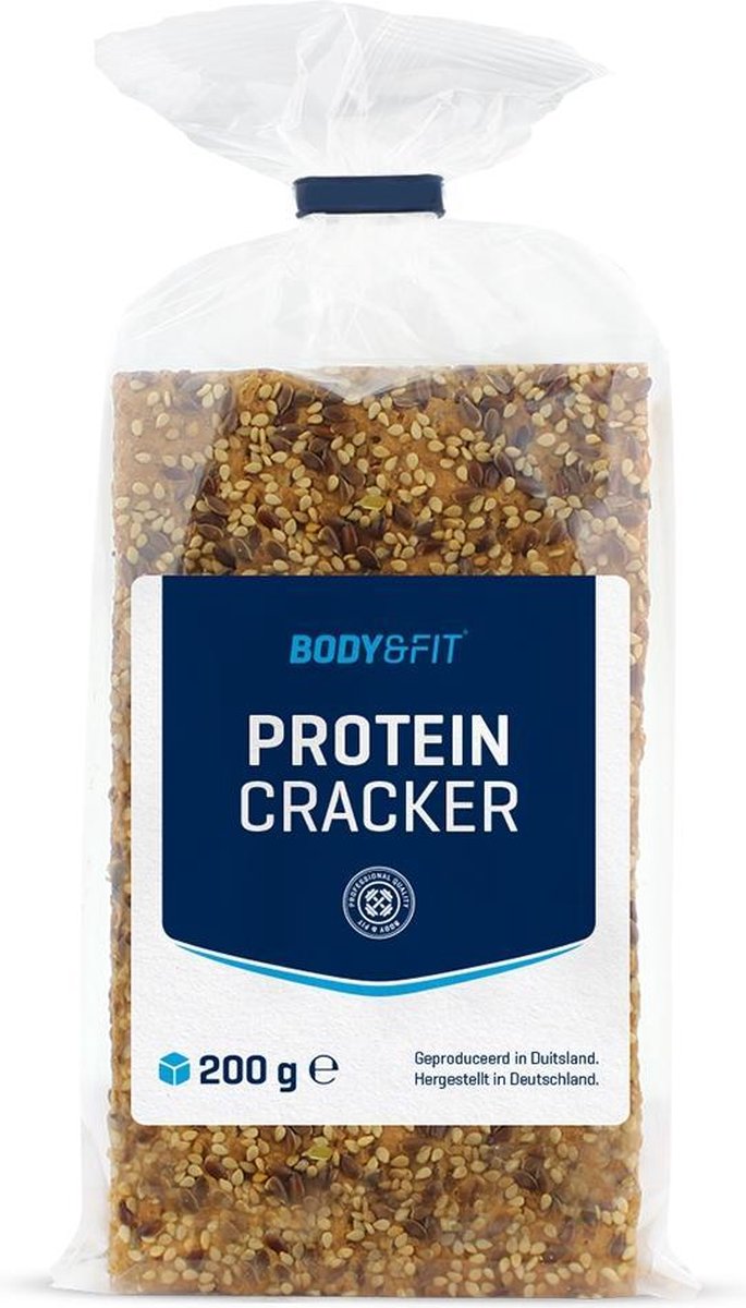 Body & Fit Food Reduced Carb Eiwit Crackers - Hoog in eiwitten