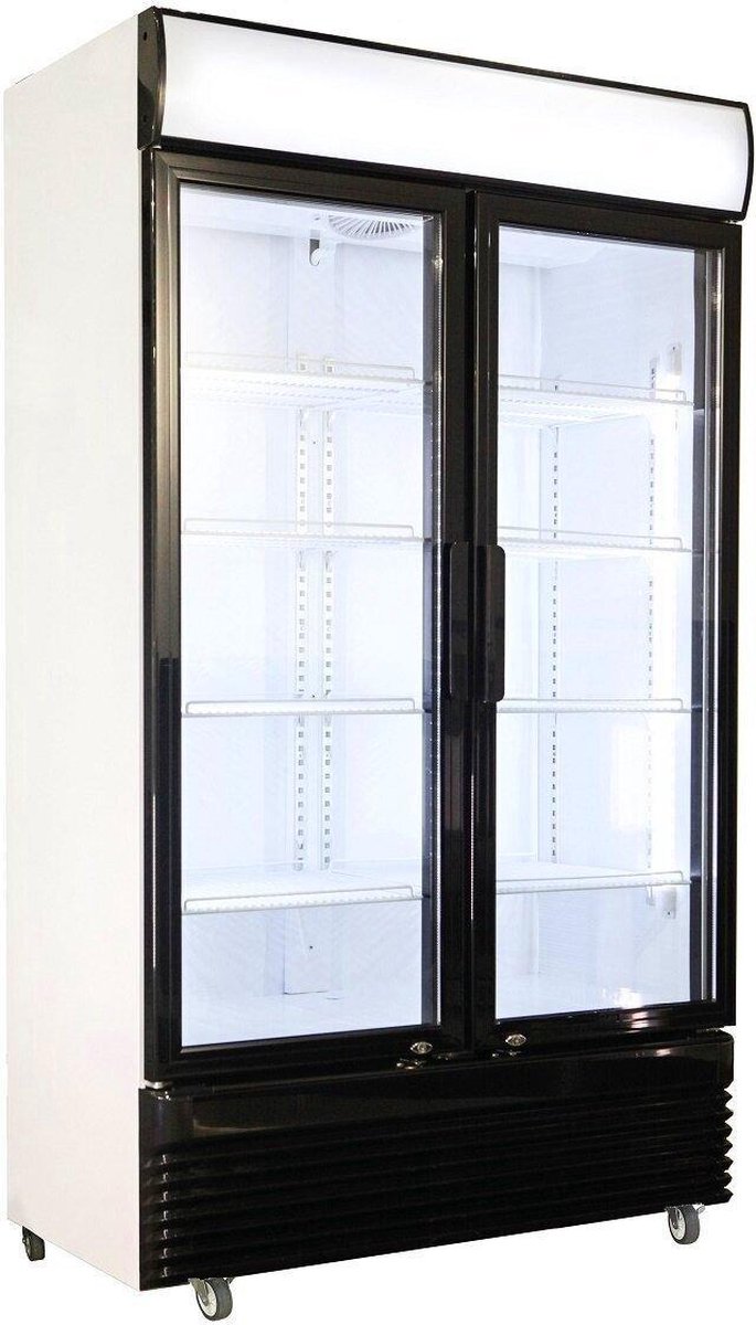 Professionele Voordelige Horeca Koelkast | 780 L | 2 klapdeuren | Glasdeuren | Combisteel | 7455.1392 | Horeca