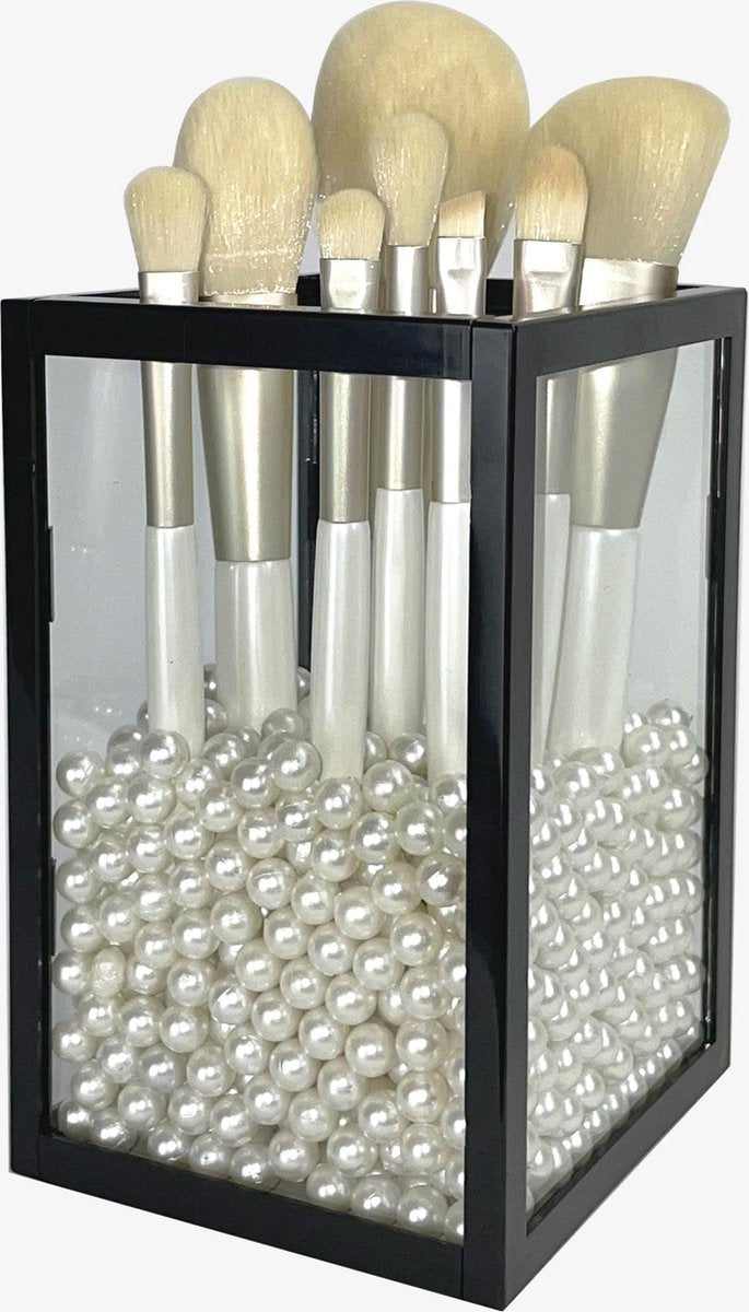 Make-up kwastenhouder Julie | Make-up organizer | Kwastenhouder | Cosmetica opbergdoos | Kwasten houder | Kwasten opbergen | Houder voor make-up kwasten | Kwasten organizer  | Brushes holder | Beautybox | Cosmetica organizer | Pennenbakje | Houder