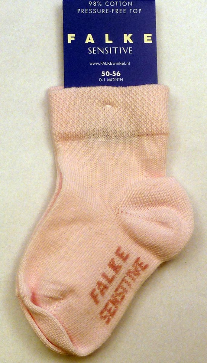 FALKE Baby Sensitive Sokje 10626 - Rood 8900 powderrose Kinderen - 80-92