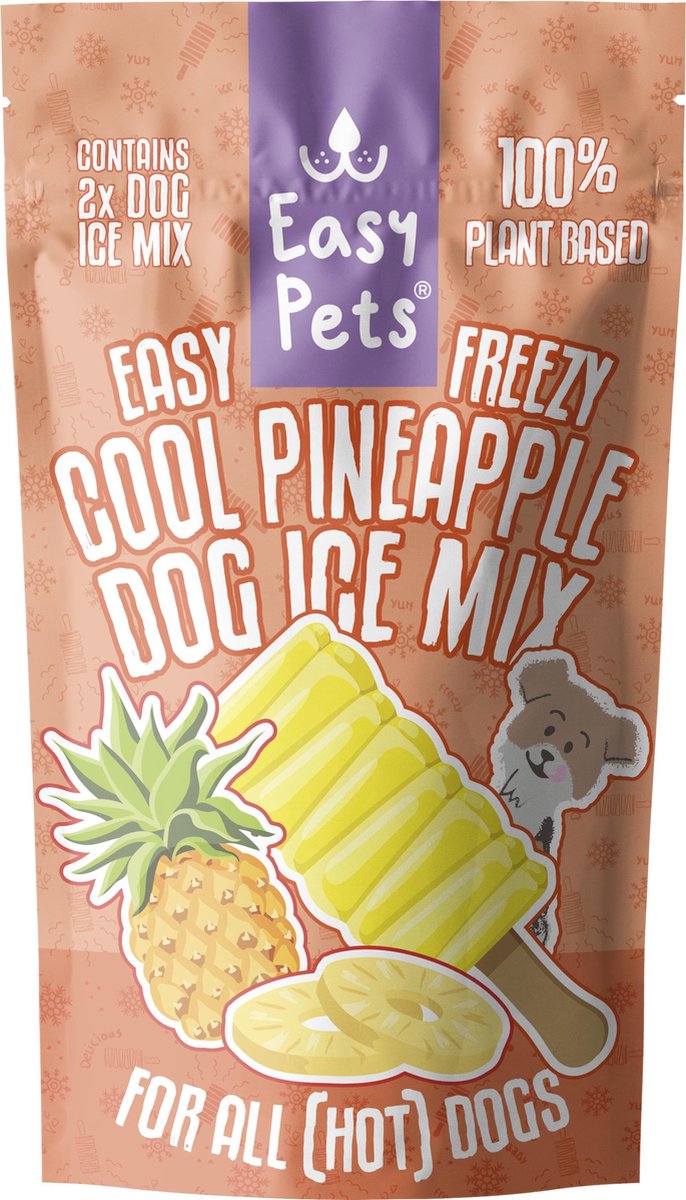 Easypets hondenijs - Pineapple