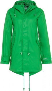 Groene dames regenjas / parka HafenCity® van BMS L