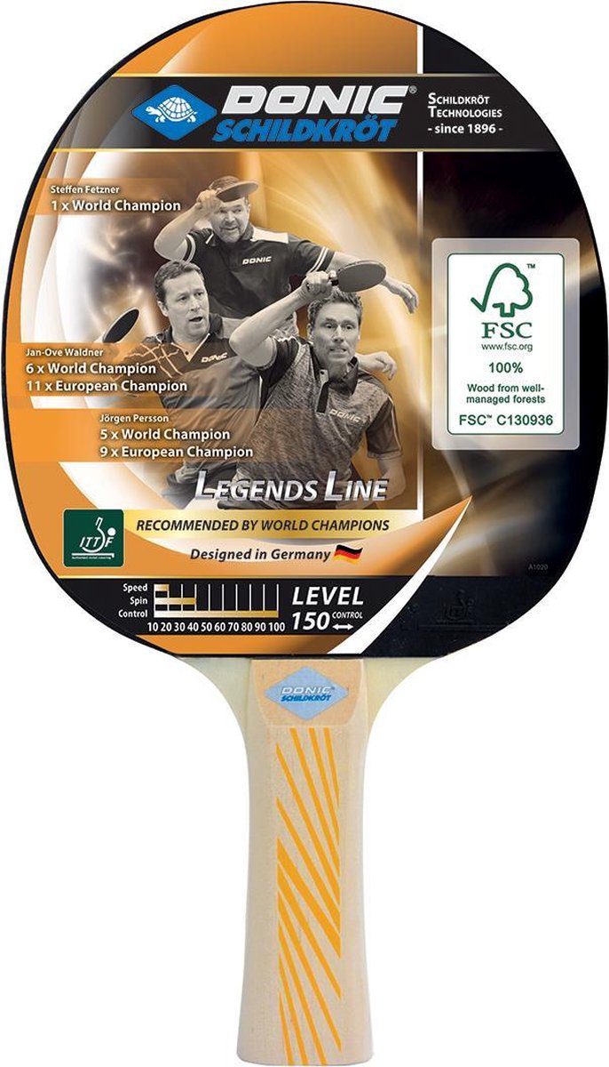 Donic Schildkröt Legends level 150 tafeltennisbat - Control