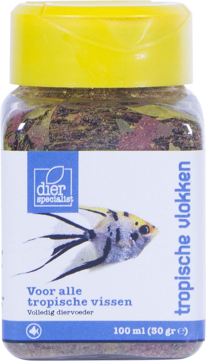 Dierspecialist tropische vlokken - 100 ml
