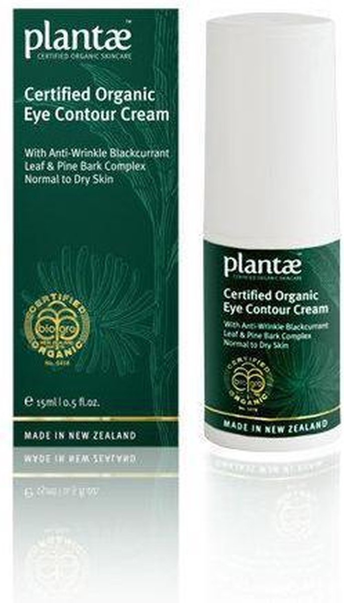 PLANTAE Oogcrème met Avocado - Hydrate collection - Organische huidverzorging