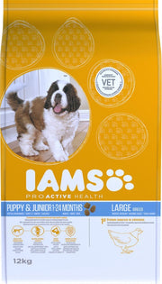 Iams Dog Puppy/Junior Large Kip 12 kg 0 - 1 Jaar