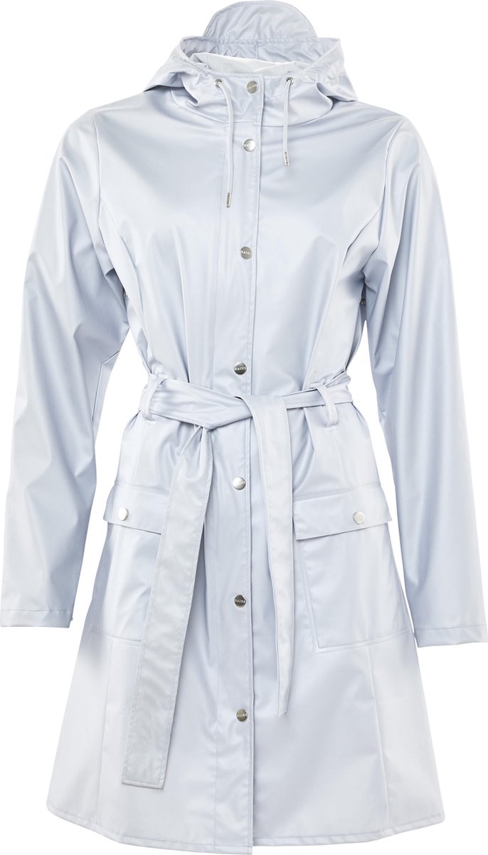 Rains Curve Jacket 1206 Jas - Metallic Ice Grey