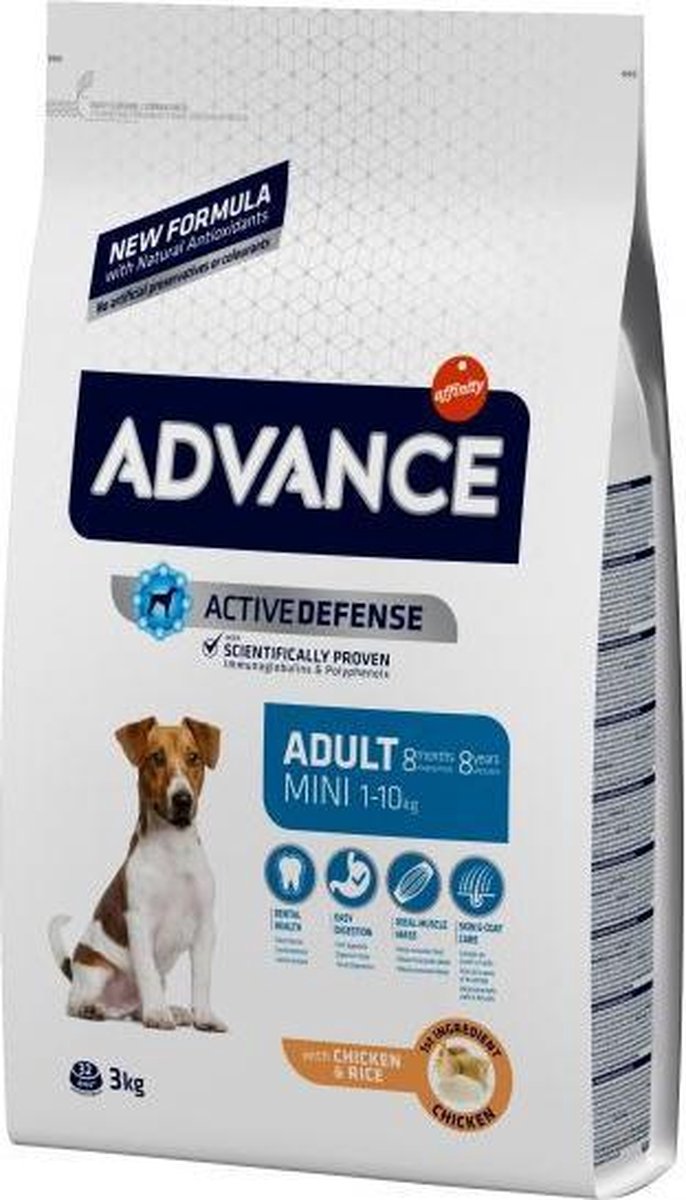 3 kg Advance mini adult hondenvoer