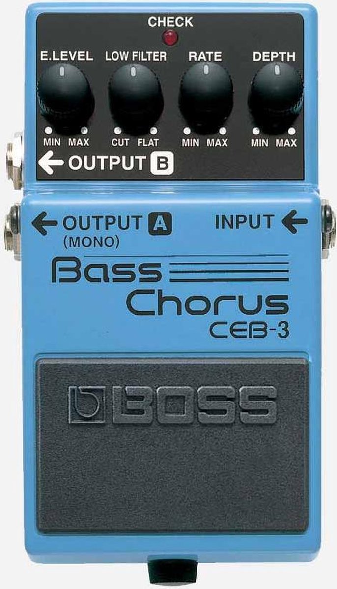 Boss CEB-3 Bass Chorus bas reverb/chorus/vibrato/tremolo pedaal