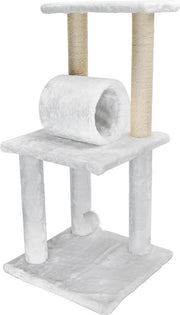 Nobleza 40VQX - Katten Krabpaal - L40 x B40 x H83 cm - Wit