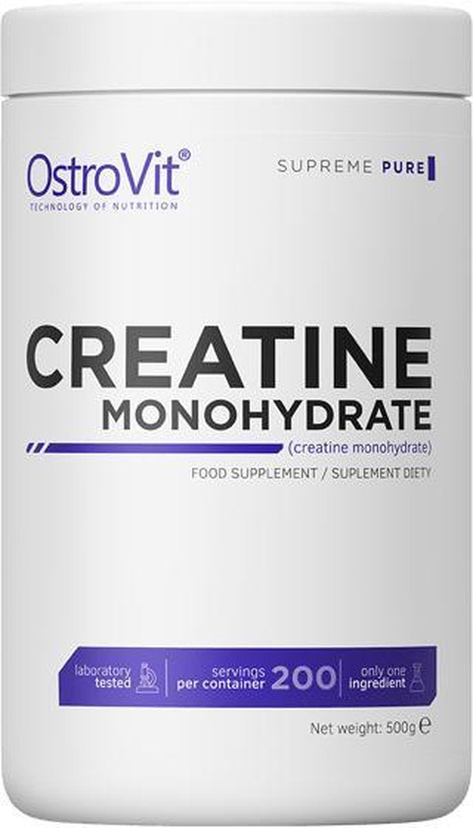 Creatine Monohydrate 500g Ostrovit + GRATIS Bulk Shaker 700ml