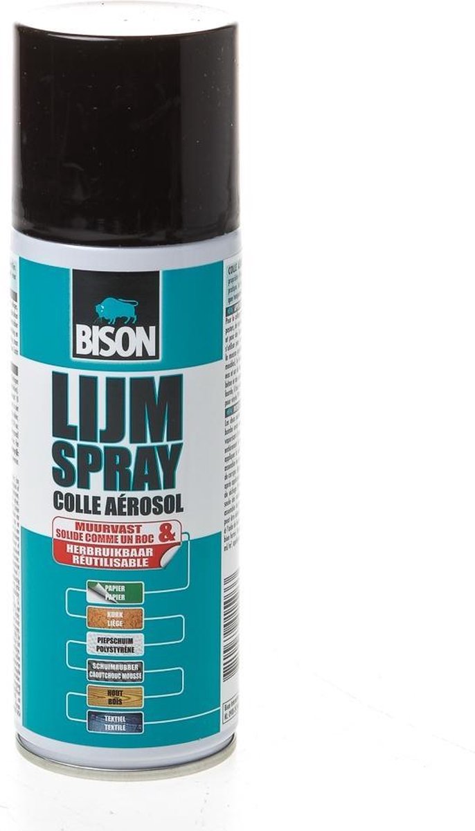 Bison Lijmspray 200 ml - spuitbus
