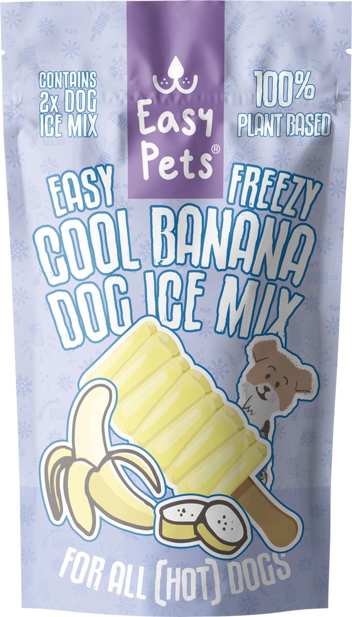 Easypets hondenijs - Banana