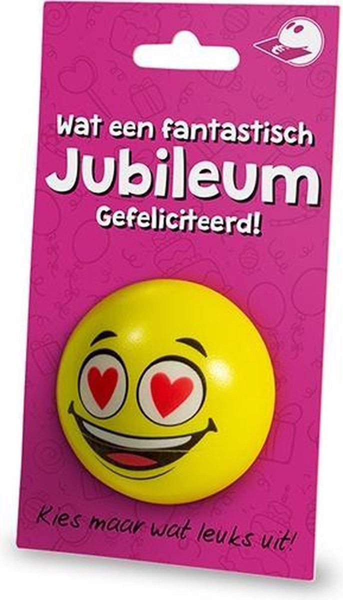Cadeaukaart + Stressbal  Jubuleum