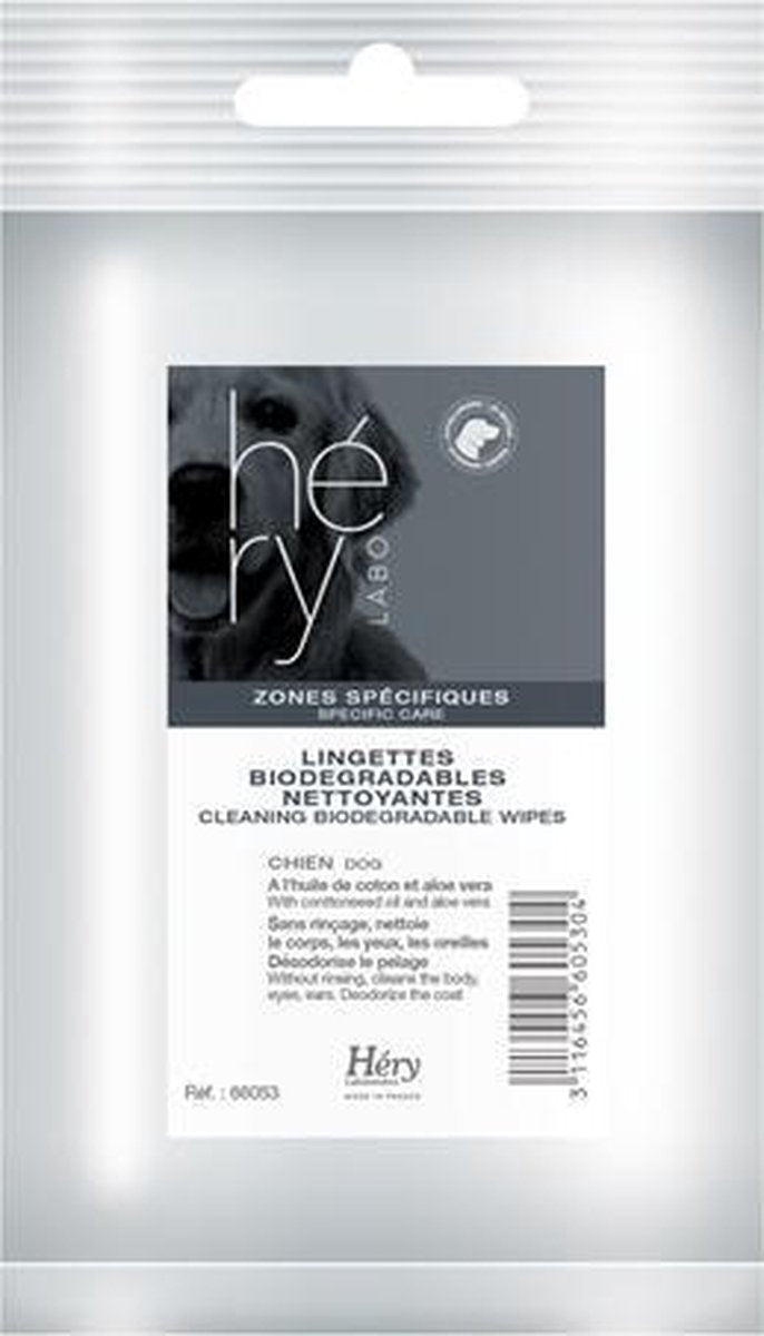 Hery cleaning wipes hond - 25 st - 1 stuks