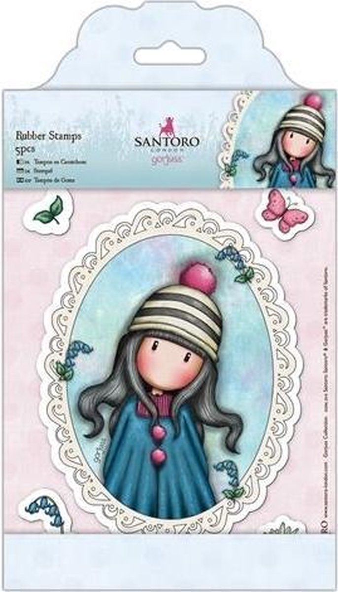 Rubber  Stempels- Santoro - Pom-Pom