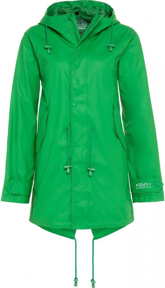 Groene dames regenjas / parka HafenCity® van BMS XXL