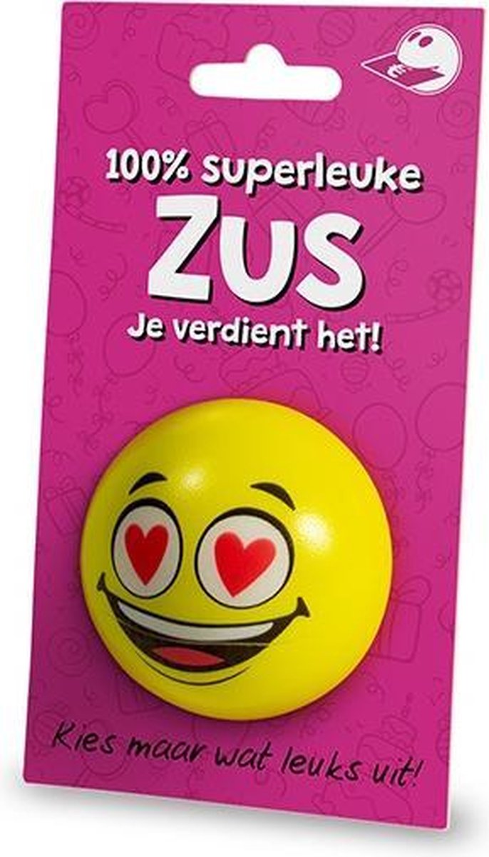 Cadeaukaart + Stressbal  Zus