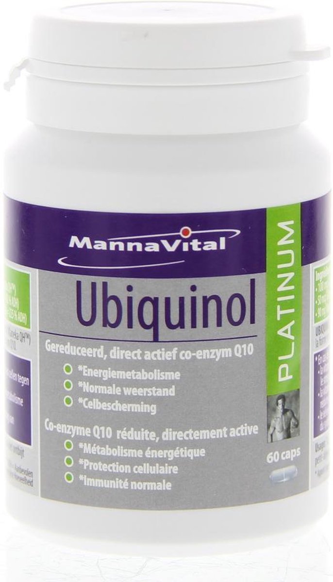 Mannavital Ubiquinol Platinum - 60Cp