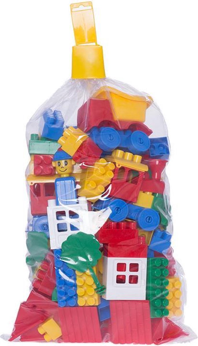 Bouwstenen speelgoed set very big - Midi blokken - 160 stuks