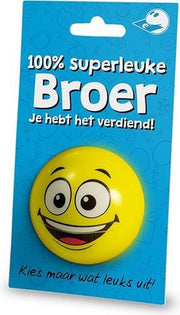 Cadeaukaart + Stressbal Broer