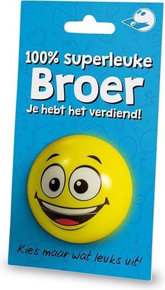 Cadeaukaart + Stressbal Broer