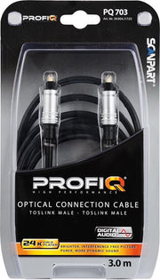 ProfiQ PQ703 Optische Audiokabel 3M