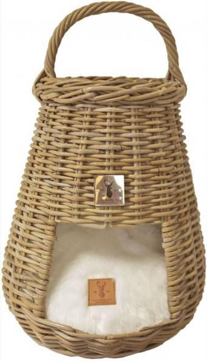 Boony est1941 kattenmand rotan met hengsel 67 cm