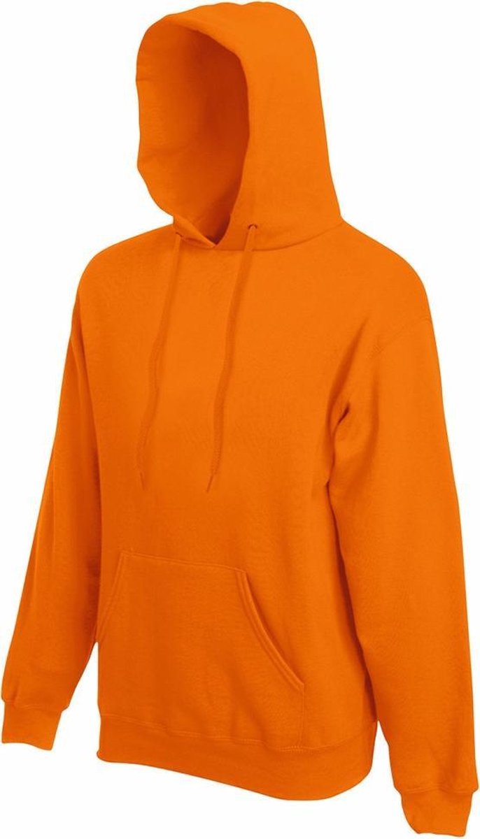 Fruit Of The Loom Heren Sweatshirt Met Capuchon / Hoodie (Oranje)