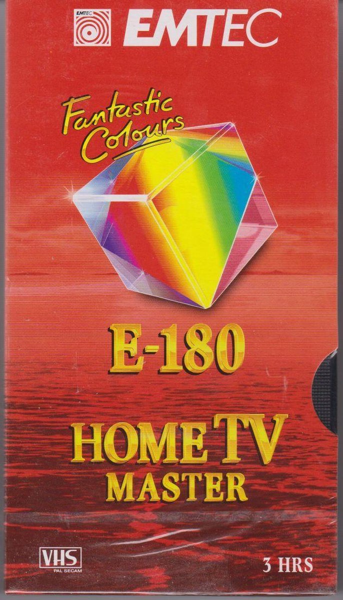 BASF VHS E-180 Home TV Master 1 stuks