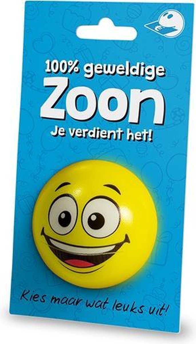 Cadeaukaart + Stressbal  Zoon