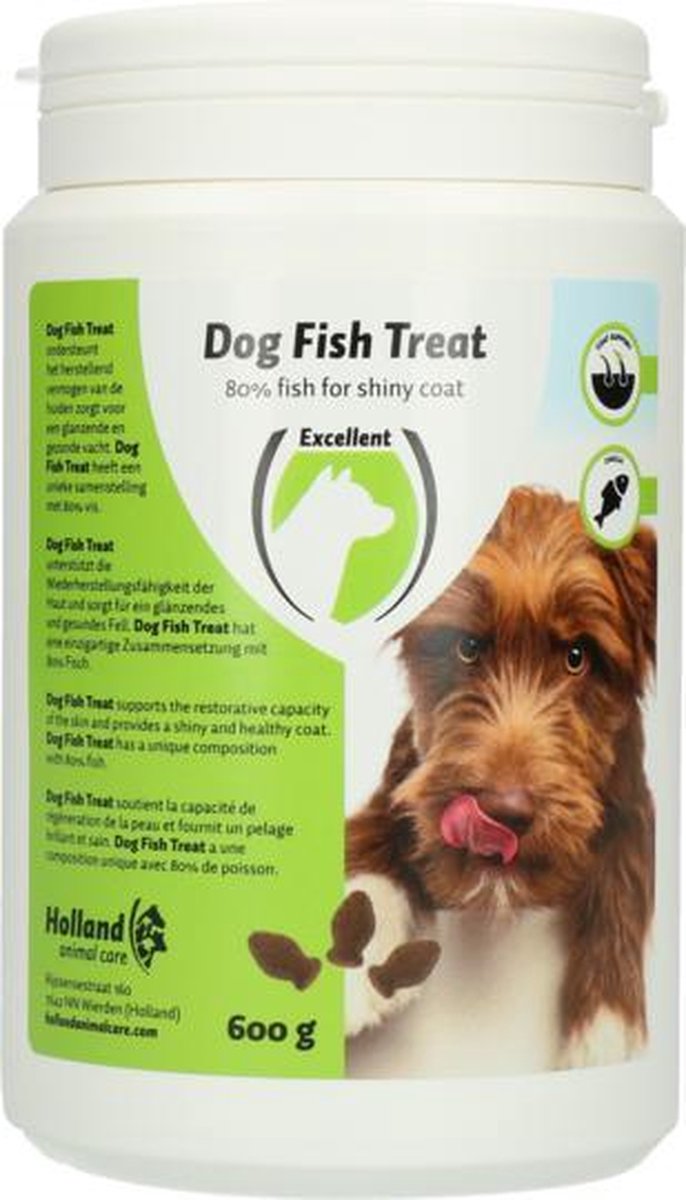 RelaxPets - Dog Fish Treat - Brokvorm - Soepele Gewrichten - Glanzende Vacht - Ondersteund Immuumsysteem - 600 Gram