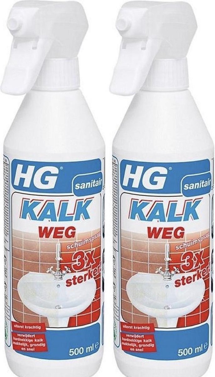 HG kalkweg schuimspray 3x sterker - 2 Stuks !