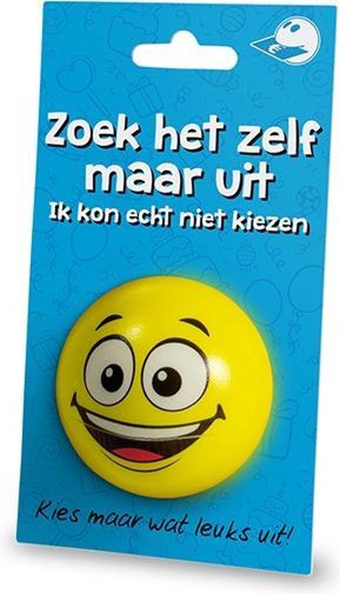 Cadeaukaart + Stressbal Zoek het zelf uit