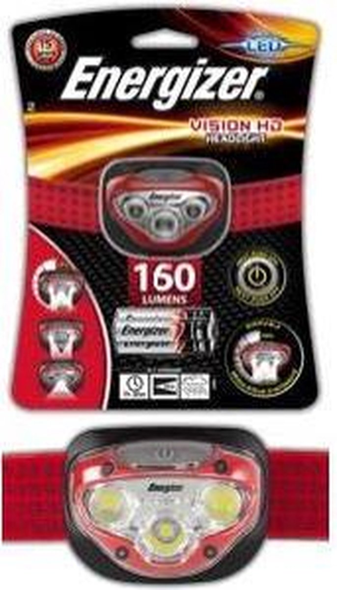 Energizer - Hoofdlamp - Vision HD - 4 LED