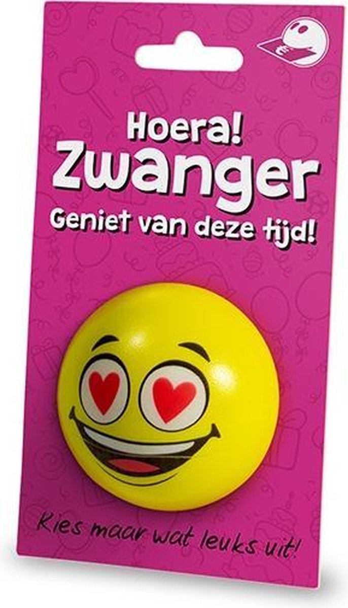 Cadeaukaart + Stressbal  Zwanger