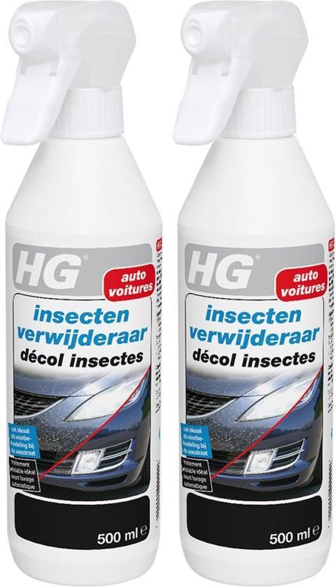 HG insecten verwijderaar 500ml - Auto Shampoo - 2 Stuks !